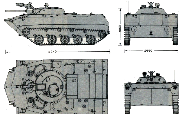 BMD-1 airborne infantry armoured fighting vehicle technical data sheet specifications information intelligence pictures photos images description identification Russian army Russia tracked military armoured vehicle