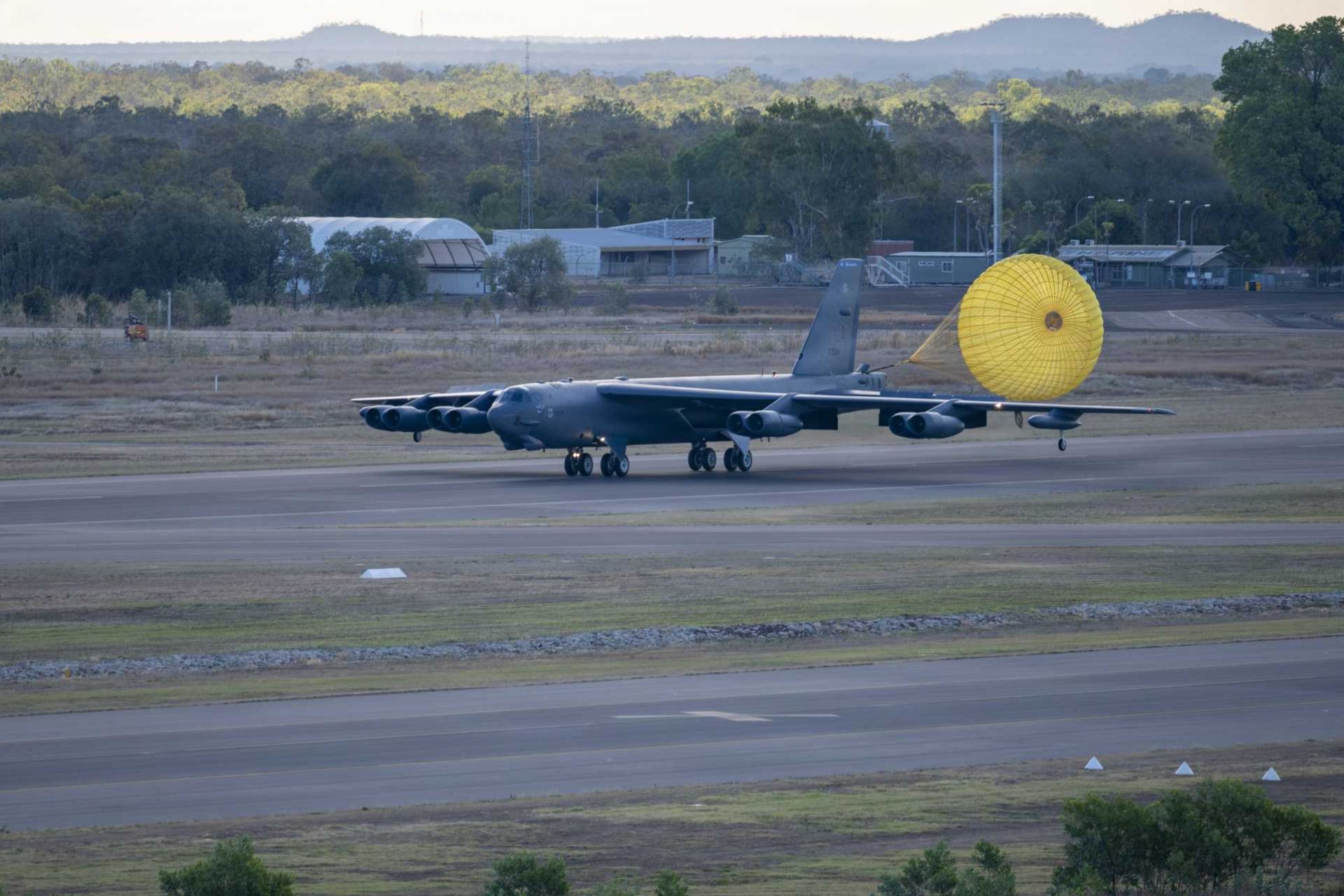 Several U.S. Air Force B-52H Stratofortress strategic bombers assigned to the 2nd Bomb Wing have been deployed to Royal Australian Air Force Base Tindal in northern Australia for Bomber Task Force 26-3. (Picture source: US Air Force)