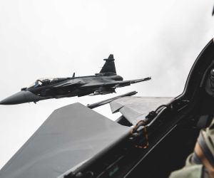 Beyond the Gripen E, Saab's Canadian proposal now incorporates GlobalEye airborne surveillance, domestic assembly, mission software engineering, pilot and technician training, long-term sustainment, and a wide industrial participation. (Picture source: Saab)