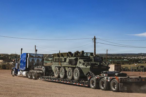The U.S. Army's newly redesignated 3rd Stryker Brigade, 4th Infantry Division, began receiving Stryker 8×8 armored vehicles at Fort Carson, Colorado, roughly six weeks after its final M1A2 Abrams left the installation in mid-July. (Picture source: US Army)