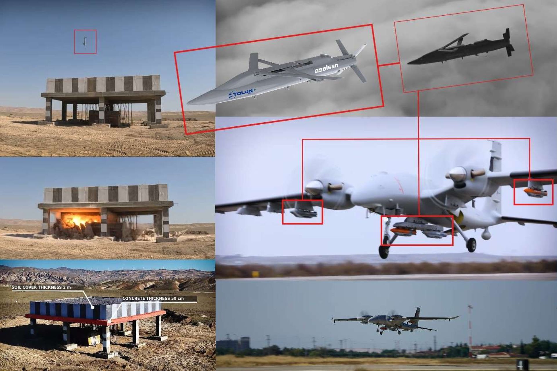 ASELSAN’s TOLUN-P gives the Bayraktar AKINCI a domestically controlled, precision-guided penetrator for striking reinforced and protected targets from standoff range (Picture Source: Baykar Technologies / Aselsan / Edited By Army Recognition Group) © Army Recognition Group. All rights reserved. Unauthorized use, reproduction, or distribution prohibited.
