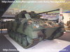Warrior MCV-80 armored armoured infantry fighting vehicle with turret 40 mm gun picture DSEI 2007 Excel London United Kingdom
