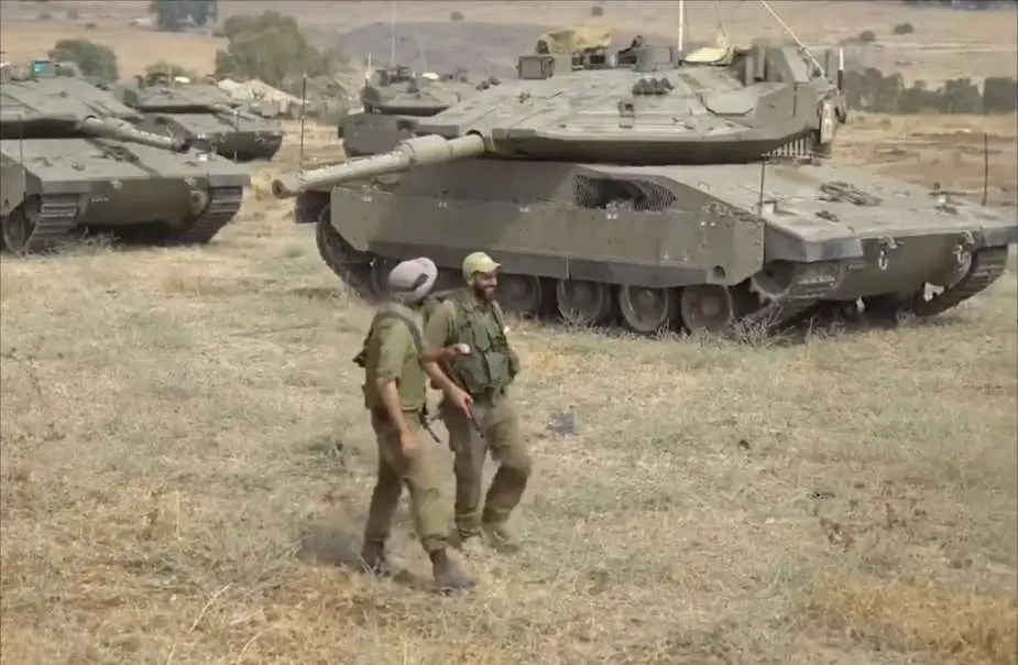 Anti Tank Missile Fire from Lebanon Targeting Israeli Armored Vehicles 925 002