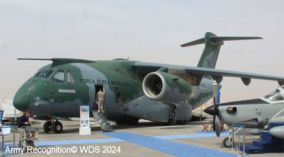 Brazilian company Embraer features C390 Millennium at WDS 2024 in