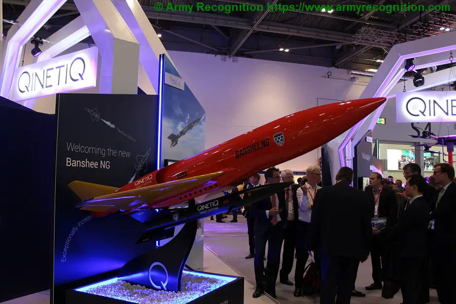 DSEI 2019 QinetiQ showcases transonic next generation Banshee aerial target