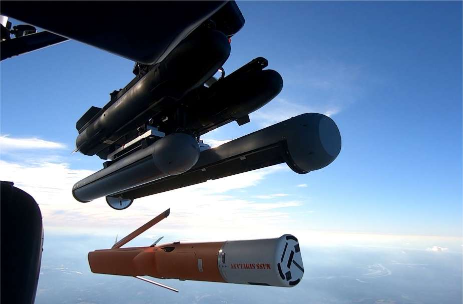 Successful launch of US Army's Altius 700 drone from Black Hawk helicopter