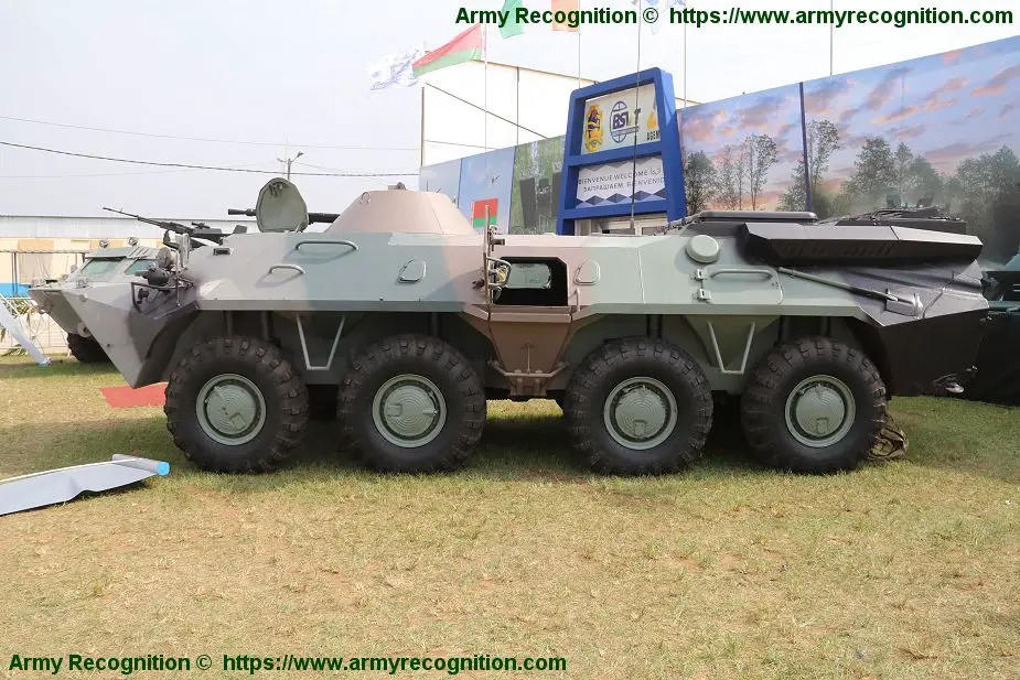 Belarus BTR 70MB 8x8 armored delivered to Cote Ivoire army ShieldAfrica 2019 925 002