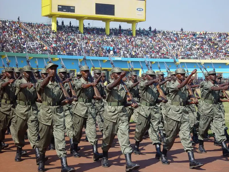 Rwanda Rwandan Army ranks land ground forces combat uniforms military