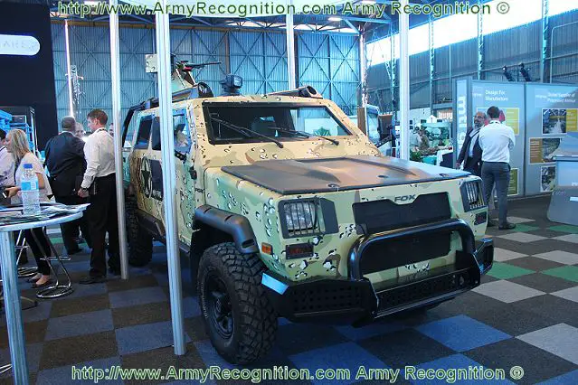 The South African Company SVI presents the latest version of its light APC Armoured Personnel Carrier, the FOX at AAD 2012, Africa Aerospace and Defence Exhibition. SVI offers a new design philosophy of armoured for light combat vehicle (LCV) based to its extensive experience in the design and qualification of landmine and blast protected vehicles. SVI’s experience and technical expertise proved to be hugely beneficial to the LCV market.