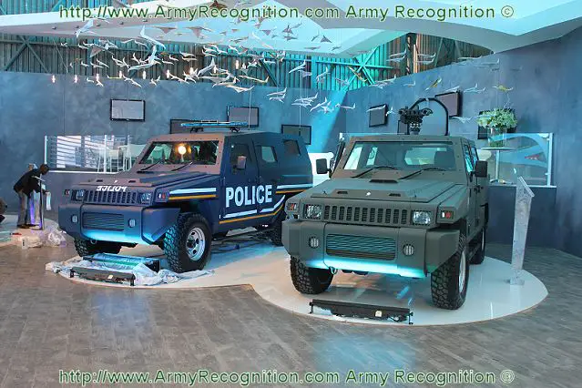 The South African Company Parmount Group unveils to the International press its new highly protected utility vehicle, the Marauder Patrol at AAD 2012 Africa Aerospace and defence exhibition which takes place from the 19 to 23 September 2012 in Pretoria, South Africa. 