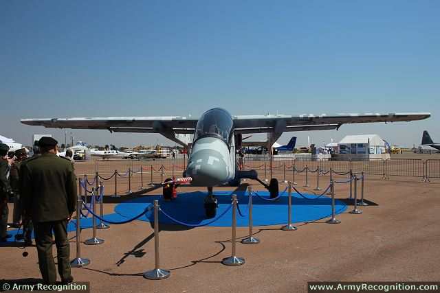 At AAD 2014, the Africa Aerospace and Defense Exhibition, the South African Defense Company unveils for the first time to the public its new AHRLAC (Advanced High-performance Reconnaissance Light Aircraft). The AHRLAC has been designed and developed to offer a new generation of multirole light aircraft able to perform a full range of missions as intelligence, reconnaissance, border control and more.