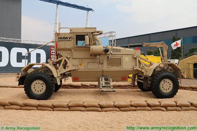 Husky 2G double cab, the latest generation in the Husky family of landmine detection vehicle produced and manufactured by the South African Company DCD could replace the Husky single cab in the U.S. armed forces. 