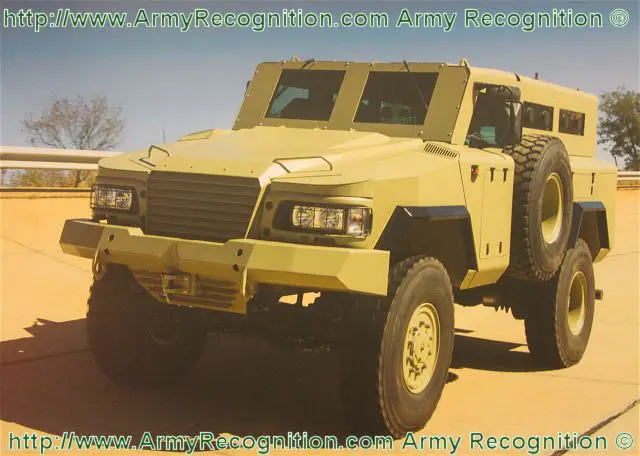 At IAV International Armoured Vehicle 2013, defence exhibition in Farnborough, United Kingdom, the South African Company Osprea Logistics unveils the next generation of the legendary armoured vehicle Mamba, the Mamba Mk5. 