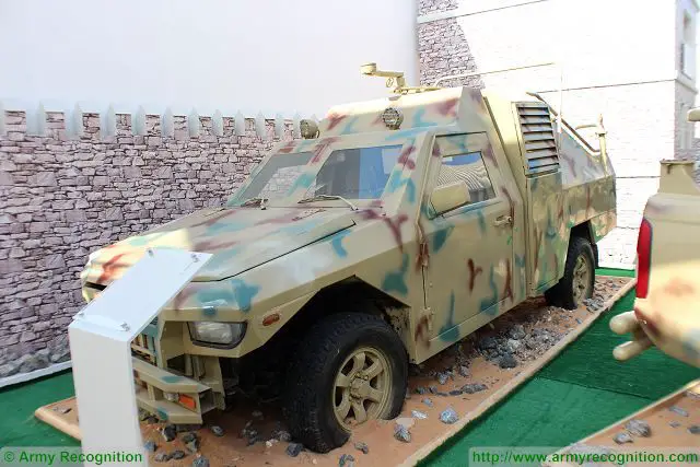 The last vehicle presented at IDEX 2015 was the 4x4 ‘Nimr Long-Range Patrol Vehicle’ based on a Chinese Dongfeng Motor Corporation 4x4 light tactical vehicle. 