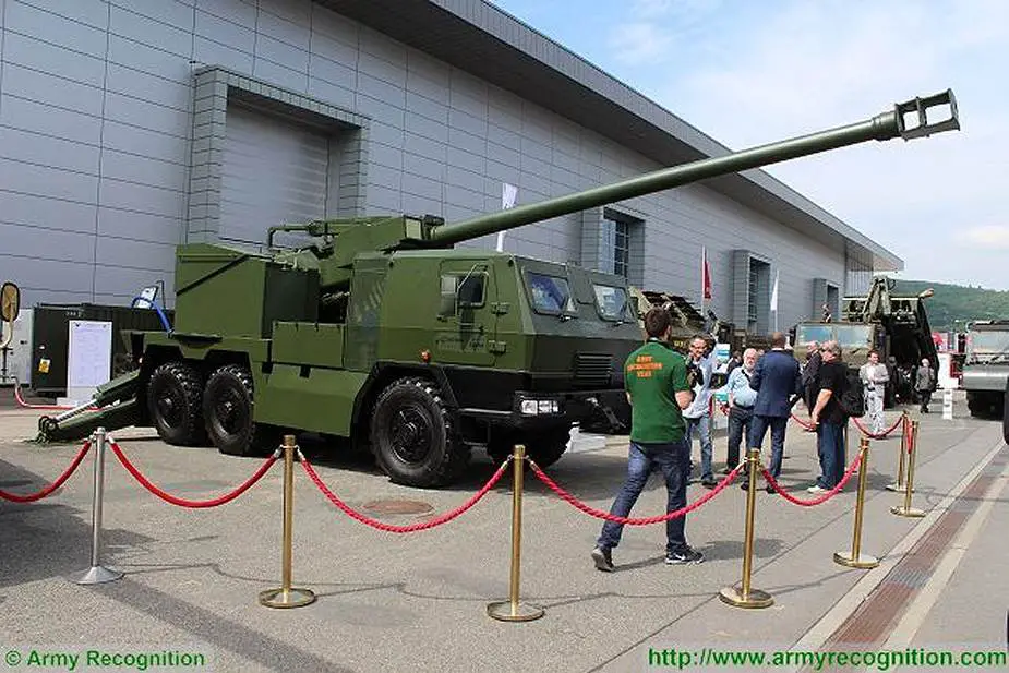 EVA 6x6 155mm Slovakia most modern 6x6 self propelled howitzers analysis 925 001