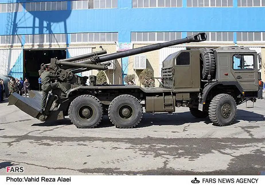 HM41 155mm Iran most modern 6x6 self propelled howitzers analysis 925 001