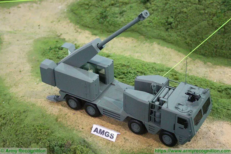 Advanced Mobile Gun System Singapore most modern 8x8 self propelled howitzers analysis 925 001