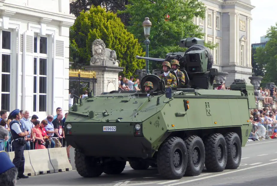 Analysis Belgian army parade 21 July 2019 armored and combat vehicles review 1