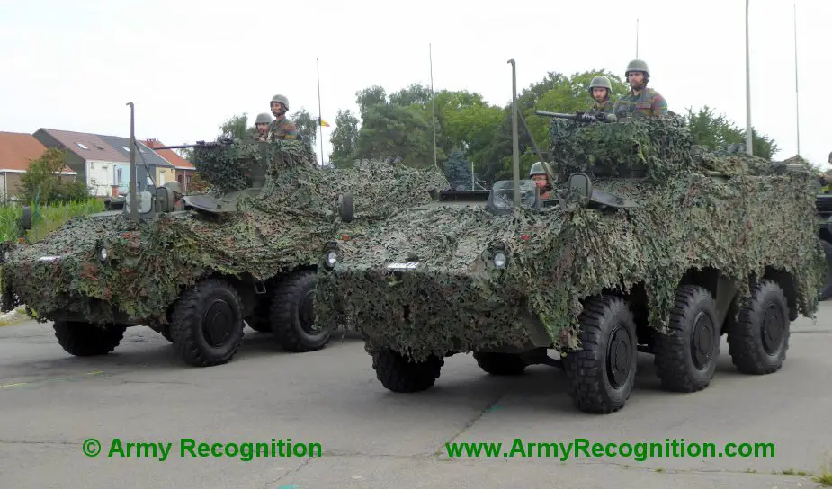 Analysis Belgian army parade 21 July 2019 armored and combat vehicles review 10