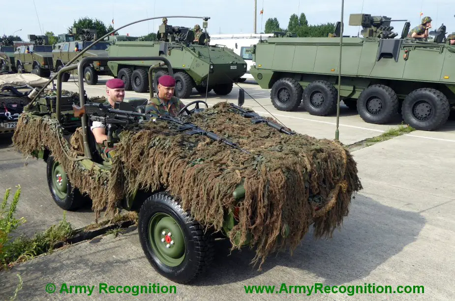 Analysis Belgian army parade 21 July 2019 armored and combat vehicles review 12