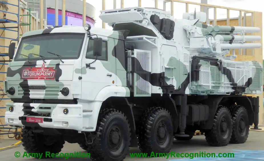 Russia designs robotic Pantsir S for air defense