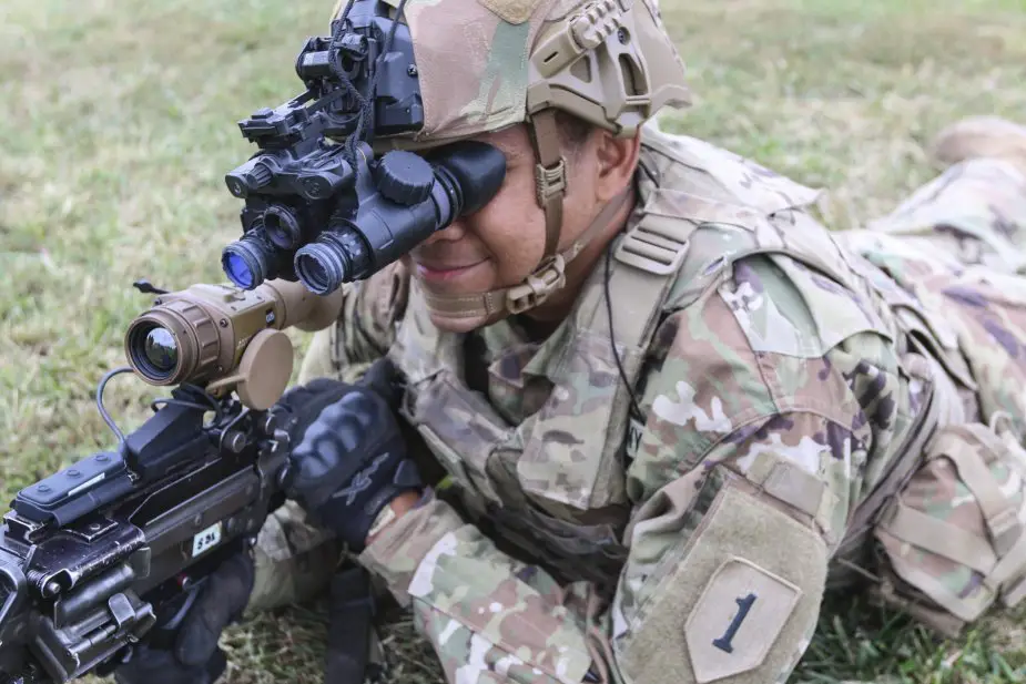 U.S. 1st Infantry Division first to field new night vision equipment 1