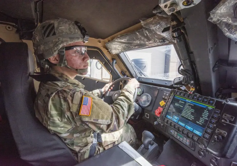 US soldiers learn cutting edge features on first shipment of JLTVs