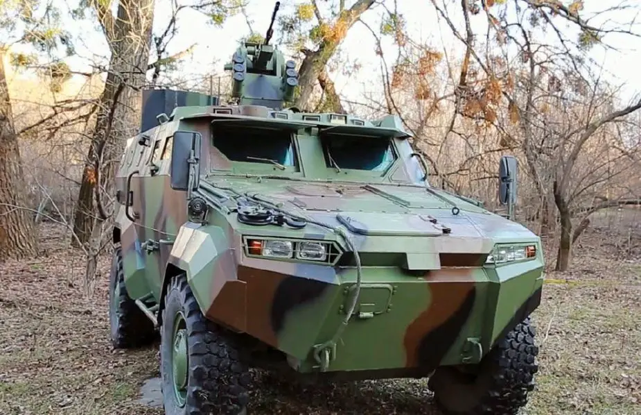 Ukrainian Leninska Kuznya Triton 01 armored vehicle an indigenous design