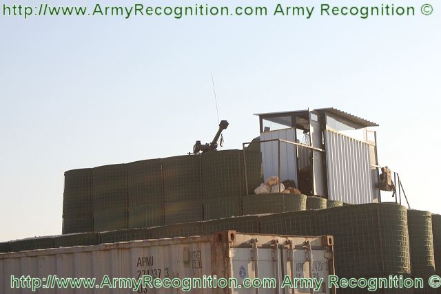 At the French camp area in Lebanon, the Mistral is installed on modular observation tower, to increase the visibility and the reaction for Mistral combat teams. 