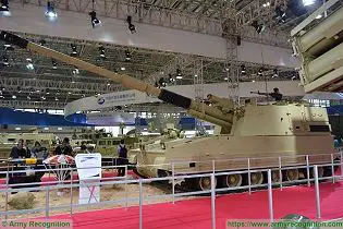 PLZ52 155mm self propelled howitzer tracked armoured Norinco China Chinese army defence industry left side view 002