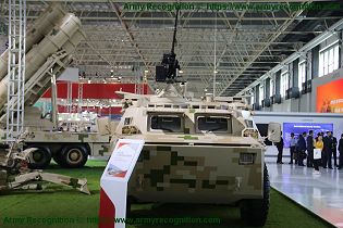 SM4 120mm wheeled 6x6 self propelled mortar carrier NORINCO China Chinese defense industry front view 001
