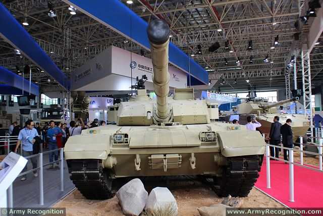 VT4 main battle tank at AirShow China 2014 in Zhuhai, China.