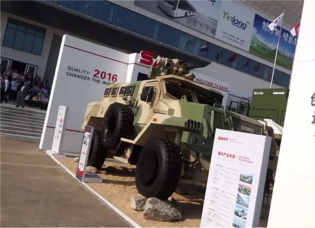Lot of new Chinese-made military equipment and combat vehicles at Zhuhai AirShow China 2016 640 001