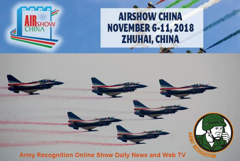 Army Recognition editorial team will cover China AirShow 2018 show daily news Web TV 925 001