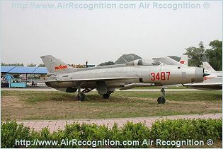 J-7 F-7 Chengdu fighter ground attack aircraft technical data sheet specifications intelligence description information identification pictures photos images video Harbin China Chinese PLA Air Force defence aviation aerospace industry technology 