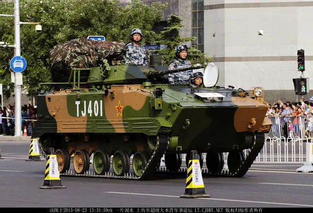 The ZBD-03 is the latest generation of airborne infantry armoured fighting vehicle used by the Chinese Armed Forces (PLA).
