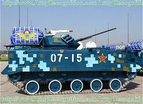 ZBD-03 airborne armoured infantry fighting vehicle technical data sheet specifications information description intelligence pictures photos images China Chinese army identification tracked combat military