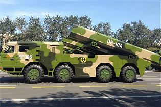 DF-10A cruise missile surface-to-surface technical data sheet specifications pictures information description intelligence photos images video identification China Chinese army industry military technology equipment