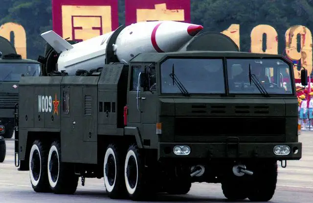 DF-15 short-range  road mobile ballistic missile China Chinese army military equipment defense industry 640 001