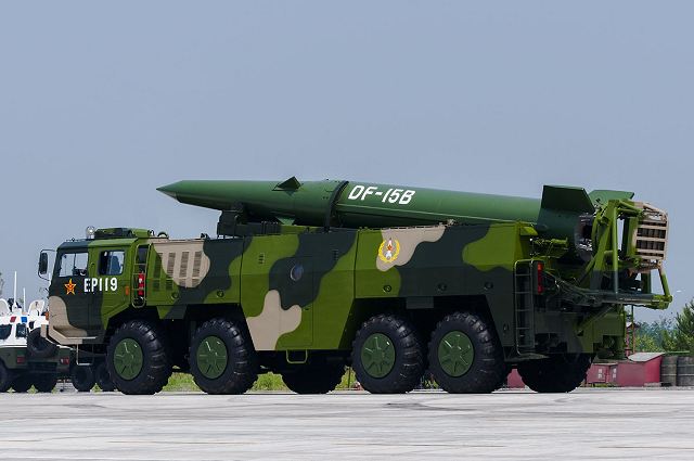 DF 15 B Short Range Ballistic Missile China Chinese Army PLA Defense ...