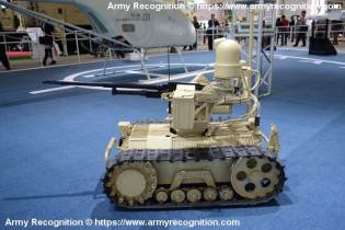Sharp Claw 1 UGV Unmanned Ground Vehicle on tracked chassis NORINCO China left side view 001