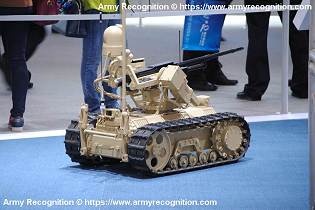 Sharp Claw 1 UGV Unmanned Ground Vehicle on tracked chassis NORINCO China right side view 001
