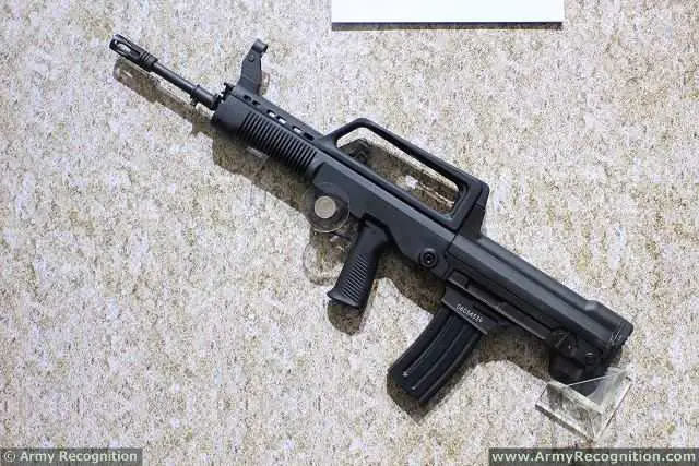 The Sudanese army has selected the Chinese-made QBZ-97 bullpup 5.56mm assault rifle for their Future Soldier System. Currently, Sudanese armed forces uses many Chinese weapon and combat vehicles as the Type 96 main battle tank, HJ-8 anti-tank missile, Type 56 and Type 81 rifles, CQ rifle, QJZ-89 50-cal heavy machine gun, M99 50-cal sniper rifle and the QLZ-87 automatic grenade launcher.