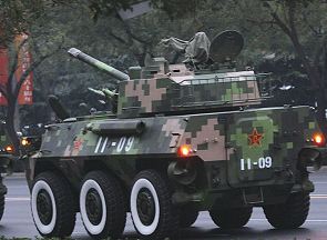 PLL-05 PLL05 WMA029 120mm self-propelled mortar howitzer wheeled armoured vehicle technical data sheet specifications information description intelligence pictures photos images China Chinese army identification tracked combat military