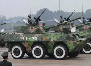 PLL-05 PLL05 WMA029 120mm self-propelled mortar howitzer wheeled armoured vehicle technical data sheet specifications information description intelligence pictures photos images China Chinese army identification tracked combat military