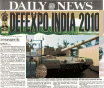 DefExpo 2010 show news daily Defense Military Exhibition Land Sea Air India New Dehli International pictures photos images information description exhibitors visitors salon international défense militaire air terre mer Inde New Dehli