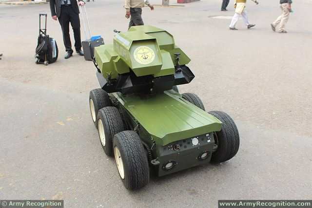 The research and development establishment of India has developed the "RUDRA", a new gun mounted remotely operated vehicle. The RUDRA is especially designed for Army and Paramilitary forces to provide an autonomous vehicle to perform counter insurgency operations, hostage situations and hold-ups within buildings reducing risk for the soldiers.