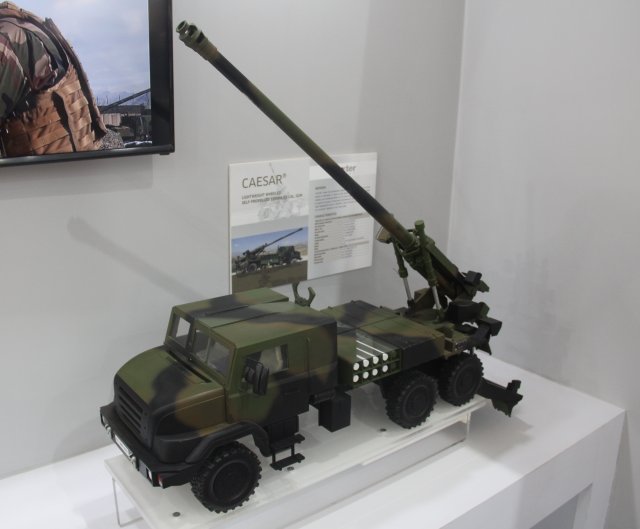 Defexpo 2016 Nexter Systems promotes  ake in Indi Caesar and Trajan artillery systems 640 002