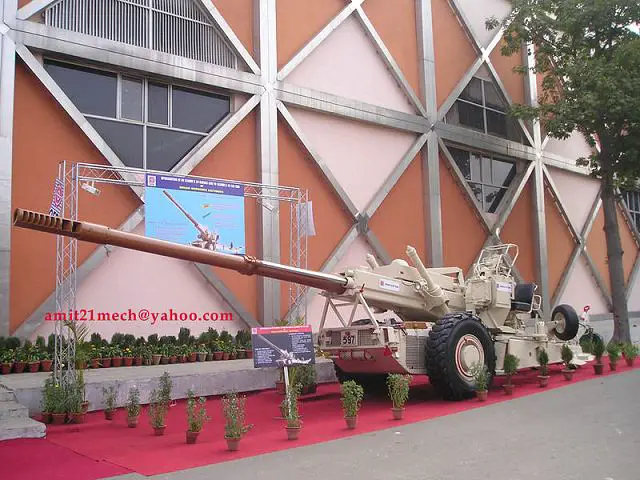 The Indian Army will soon be adding the 155 mm gun 'Dhanush' to its range of guns which have been proving their prowess and deadly firepower in various battlefields. The Indian army, which already has the 155 mm Bofors gun, will induct Dhanush, which would add even more might to the regiment of artillery, said army officials at the Exercise Mahasangram, which was conducted in the firing ranges of the School of Artillery at Deolali on Tuesday, January 14, 2014.