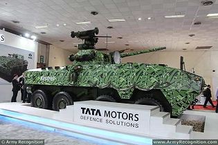 Kestrel 8x8 amphibious armoured vehicle platform technical data sheet specifications information description intelligence pictures identification photos images Tata Motors India Indian army military technology defence industry  